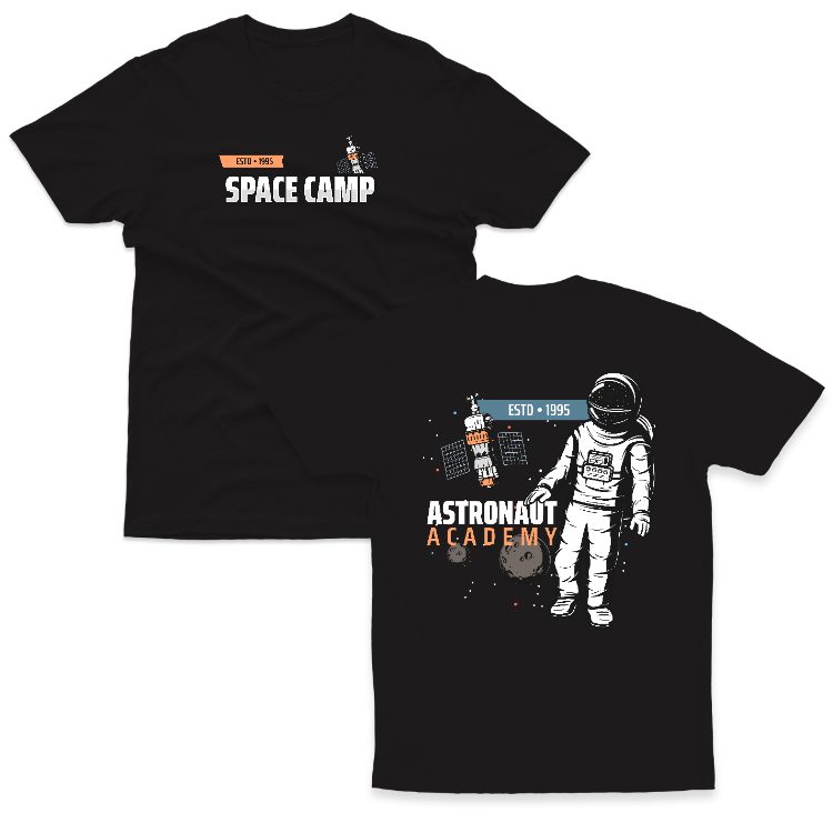 Baju Kaos Astronot Rocket Travel Planet Luar Angkasa - 27 - gambar 2