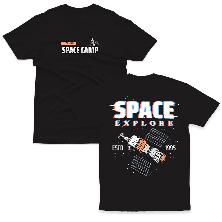 Baju Kaos Astronot Rocket Travel Planet Luar Angkasa - 22 - gambar 1
