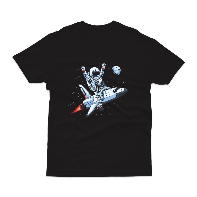 Baju Kaos Astronot Rocket Travel Planet Luar Angkasa - 12 - gambar 2