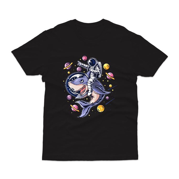 Baju Kaos Astronot Rocket Travel Planet Luar Angkasa - 8 - gambar 2