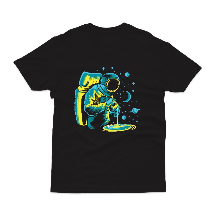 Baju Kaos Astronot Rocket Travel Planet Luar Angkasa - 2 - gambar 2