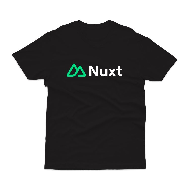 Baju Kaos Nuxt JS Coding & Programming - 193 - gambar 2